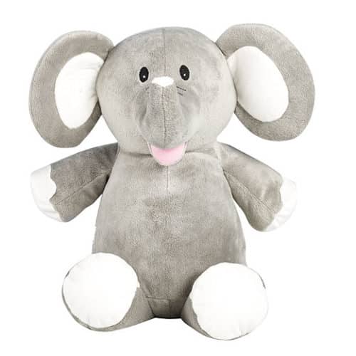 Gray elephant soft toy