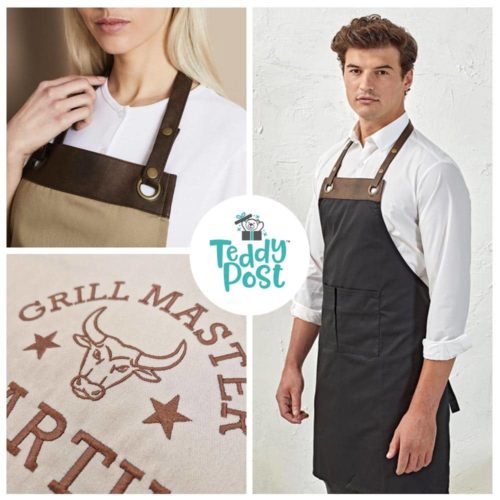 Chef's apron with name embroidered