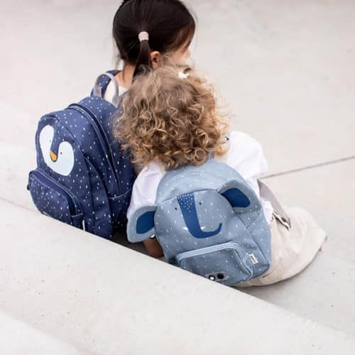 Elephant backpack in lifestyle environment